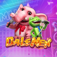 "DA LE MEN gameplay - Musical stage battle scene with Pink Elephant at Cool Frog performance effects"