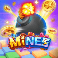 "MINES gameplay - Intense minesweeper board with jackpot triggers at explosive rewards"
