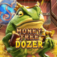 "MONEY TREE DOZER gameplay - Mystical Money Tree scene with Golden Toad at treasure features"