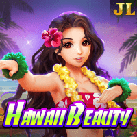"Hawaii Beauty gameplay - Tropical paradise scene with colorful heart collections at bonus rewards"