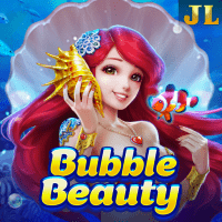 "Bubble Beauty gameplay - Enchanting mermaid scene with floating bubble effects at point rewards"