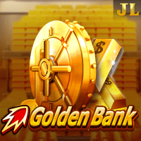 "Golden Bank gameplay - Money vault scene with Wild multiplier effects at bonus prizes"