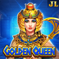 "Golden Queen gameplay - Ancient Egyptian pyramid scene with scarab collections at Wild transformations"