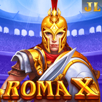 "ROMA X gameplay - Gladiator arena scene with lion battles at elimination bonus effects"