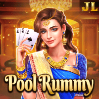 Pool Rummy gameplay - Indian tournament scene with card combination effects at elimination rounds