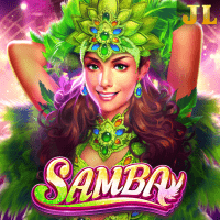 "SAMBA gameplay - Brazilian carnival scene with totem collections at symbol transformation effects"