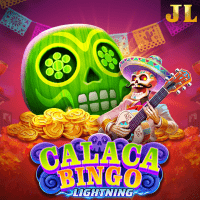 CALACA BINGO gameplay - Mexican skull festival scene with lightning number effects at bonus wheel spins
