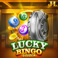 "Lucky Bingo gameplay - Golden treasury scene with wild ball transformations at vault rewards"