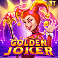 "GOLDEN JOKER gameplay - Joker's stage scene with coin throws at respin bonus effects"