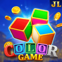 "Color Game gameplay - Colorful dice scene with triple green effects at multiplier rewards"