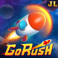 Go Rush gameplay - Rocket exploration scene with crash multiplier effects at strategy choices