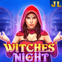"Witches Night gameplay - Fortune teller scene with crystal ball divinations at multiplier effects"