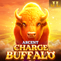 "Charge Buffalo Ascent gameplay - Growing reel scene with buffalo symbol transformations at multiplier effects"