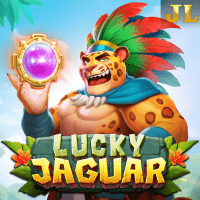 "Lucky Jaguar gameplay - Fierce jaguar scene with WILD symbol effects at bonus multipliers"