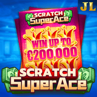 Super Ace Scratch gameplay - Lucky ticket scene with matching symbol effects at multiplier bonuses