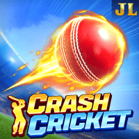Crash Cricket gameplay - Cricket shot scene with ball height effects at catch betting rewards