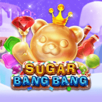 "SUGAR BANG BANG gameplay - Sweet candy world with bear guide at multiplier effects"