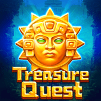 Treasure Quest gameplay - Ancient ruins scene with magical light collections at orb multiplier effects