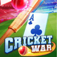 Cricket War gameplay - Epic showdown scene with bowler-batter battle effects at prediction rewards