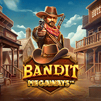 Bandit Megaways™ 6x7 slot - nagtatampok ng mga multiplier hanggang 500x, tumbling reels, at 117,649 ways to win