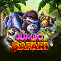 Jumbo Safari 3x5 slot - nagtatampok ng stacked animal symbols at animal prizes hanggang 1,000x sa free spins feature