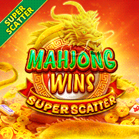 Mahjong Wins Super Scatter 5x5 slot - nagtatampok ng Super Scatter feature, golden tiles na nagiging wild, at tumbling reels na may multiplier hanggang 10x